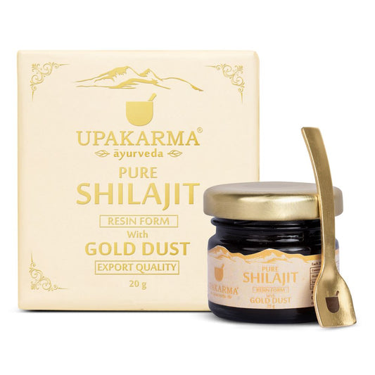 Upakarma Ayurveda Pure SJ Resin Form With Gold Dust - BUDEN