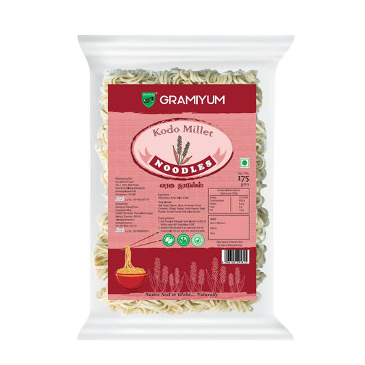 Gramiyum Kodo Millet Noodles - Varagu Noodles -  USA, Australia, Canada 
