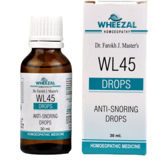 Wheezal Homeopathy WL45 Anti Snoring Drops - BUDEN