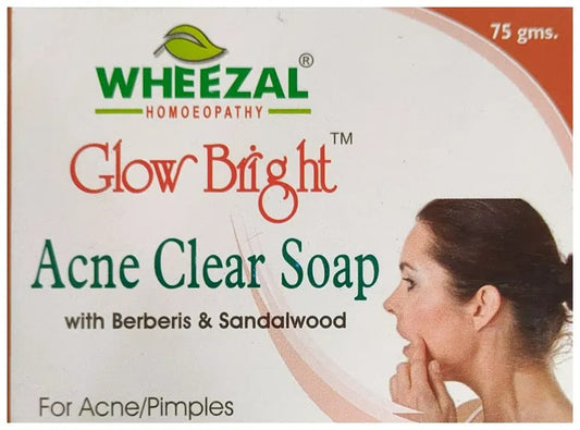Wheezal Glow Bright Acne Clear Soap - usa canada australia
