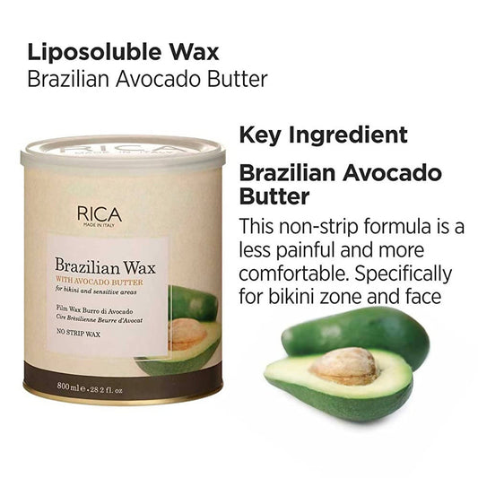 Rica Brazilian Wax with Avocado Butter