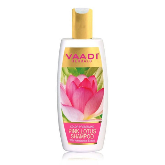 Vaadi Herbals Pink Lotus Shampoo With Honeysuckle Extract - BUDEN