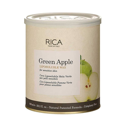 Rica Green Apple Liposoluble Wax For Sensitive Skin - BUDNE