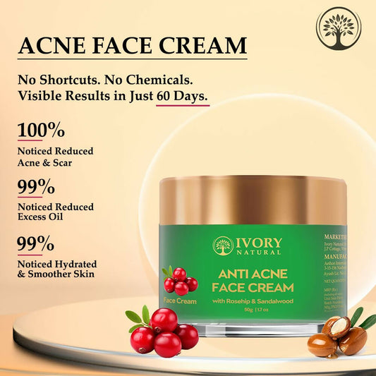 Ivory Natural Acne Face Cream For Acne Free Face