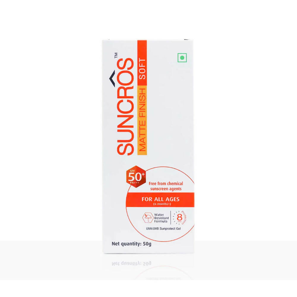 Suncros Matte Finish Soft Gel SPF 50+