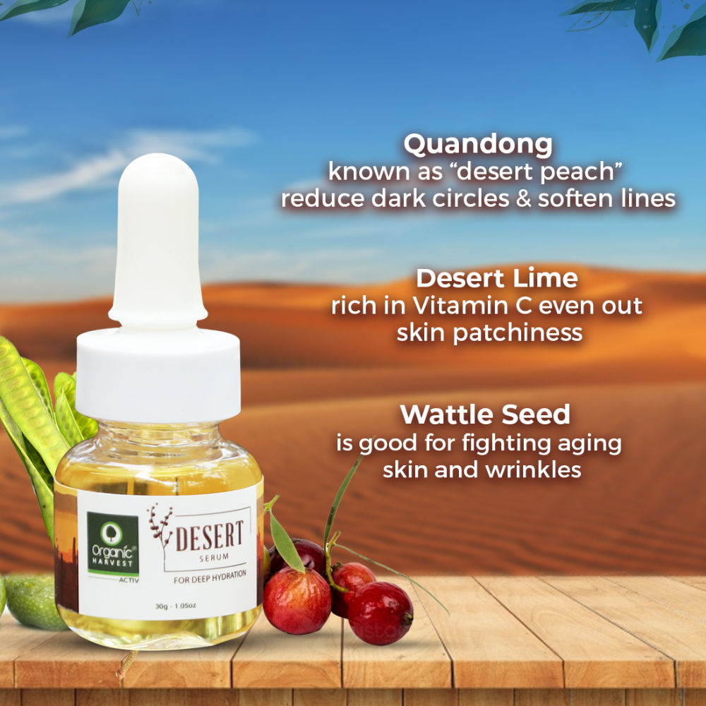 Organic Harvest Desert Serum For Deep Hydration
