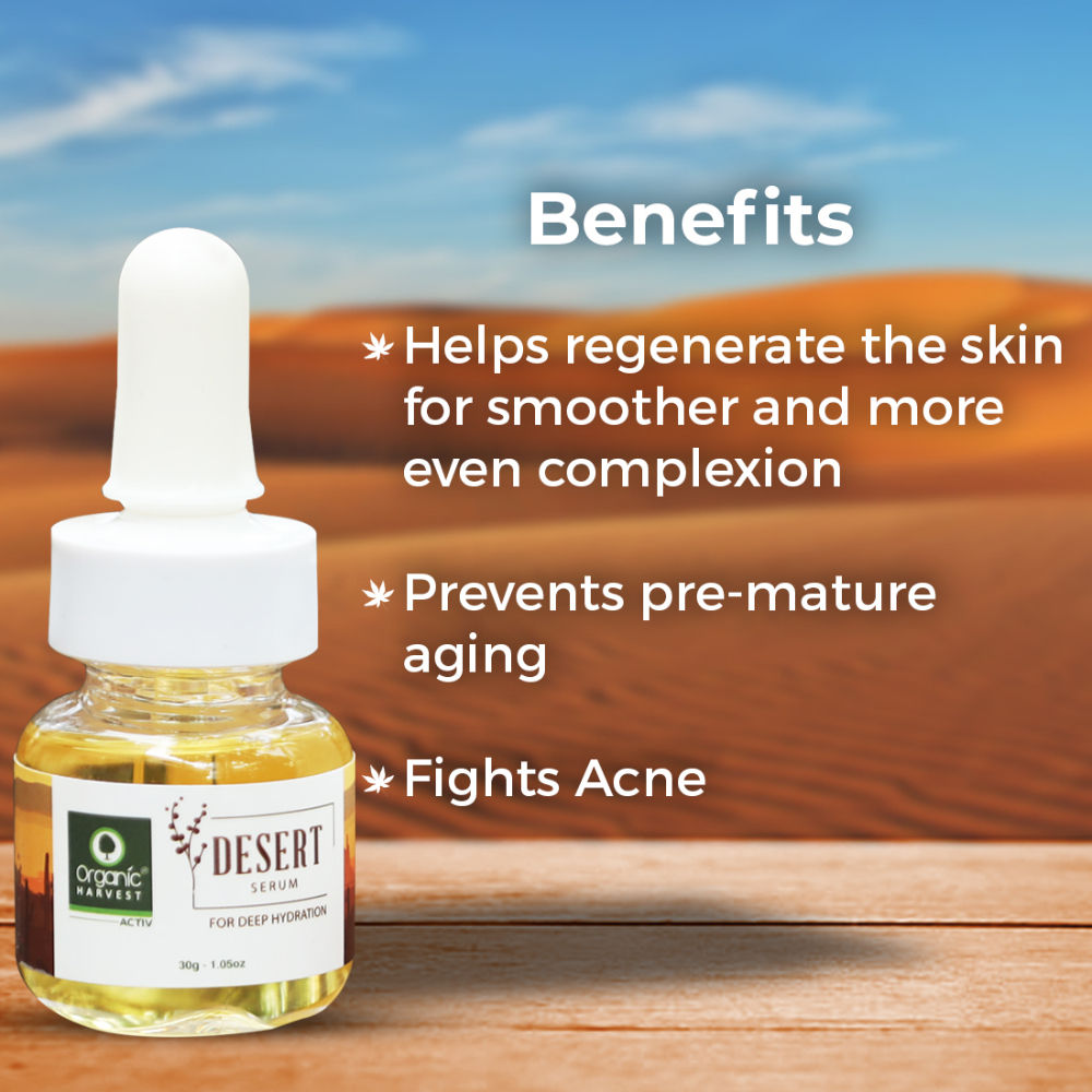 Organic Harvest Desert Serum For Deep Hydration