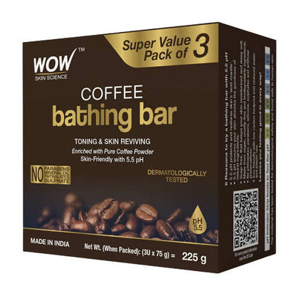 Wow Skin Science Coffee Bathing Bar - BUDEN