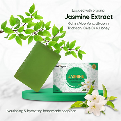 LA Organo Handmade Jasmine Bathing Soap