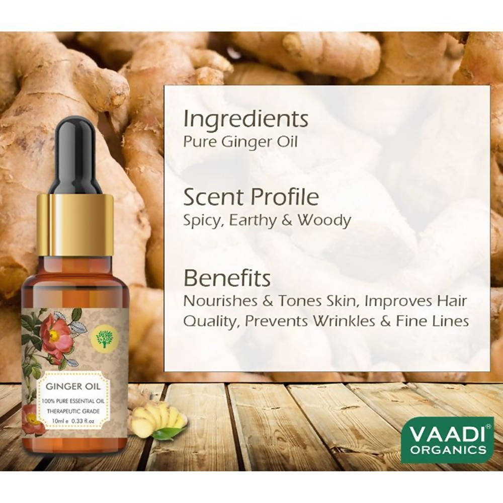 Vaadi Herbals Ginger 100% Pure Essential Oil Therapeutic Grade