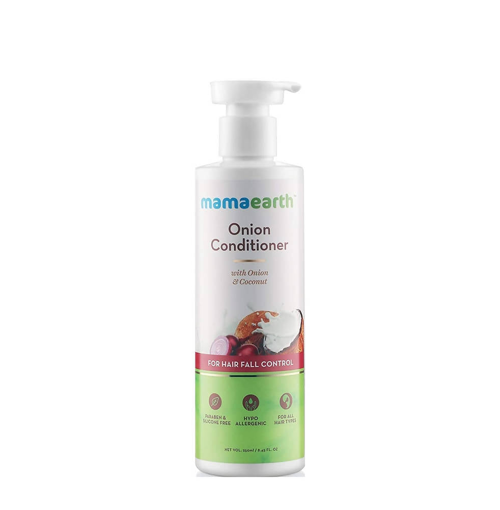 Mamaearth Onion Conditioner + Hair Mask + Hair Oil For Hair Fall Control Combo Pack