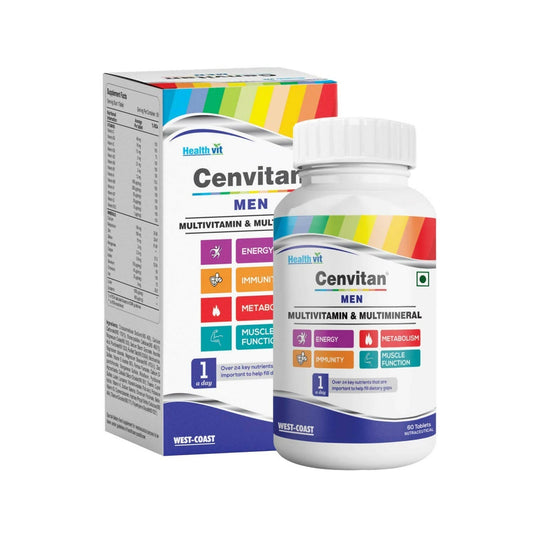Healthvit Cenvitan Multivitamin Tablets for Men -  usa australia canada 