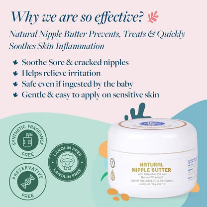 The Moms Co Natural Nipple Butter