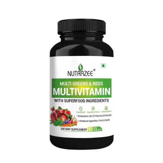 Nutrazee Multi Greens & Reds Multivitamin Tablets - BUDEN