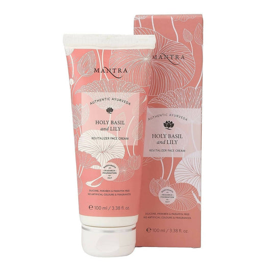 Mantra Herbal Holy Basil and Lily Revitalizer Face Cream - BUDNEN