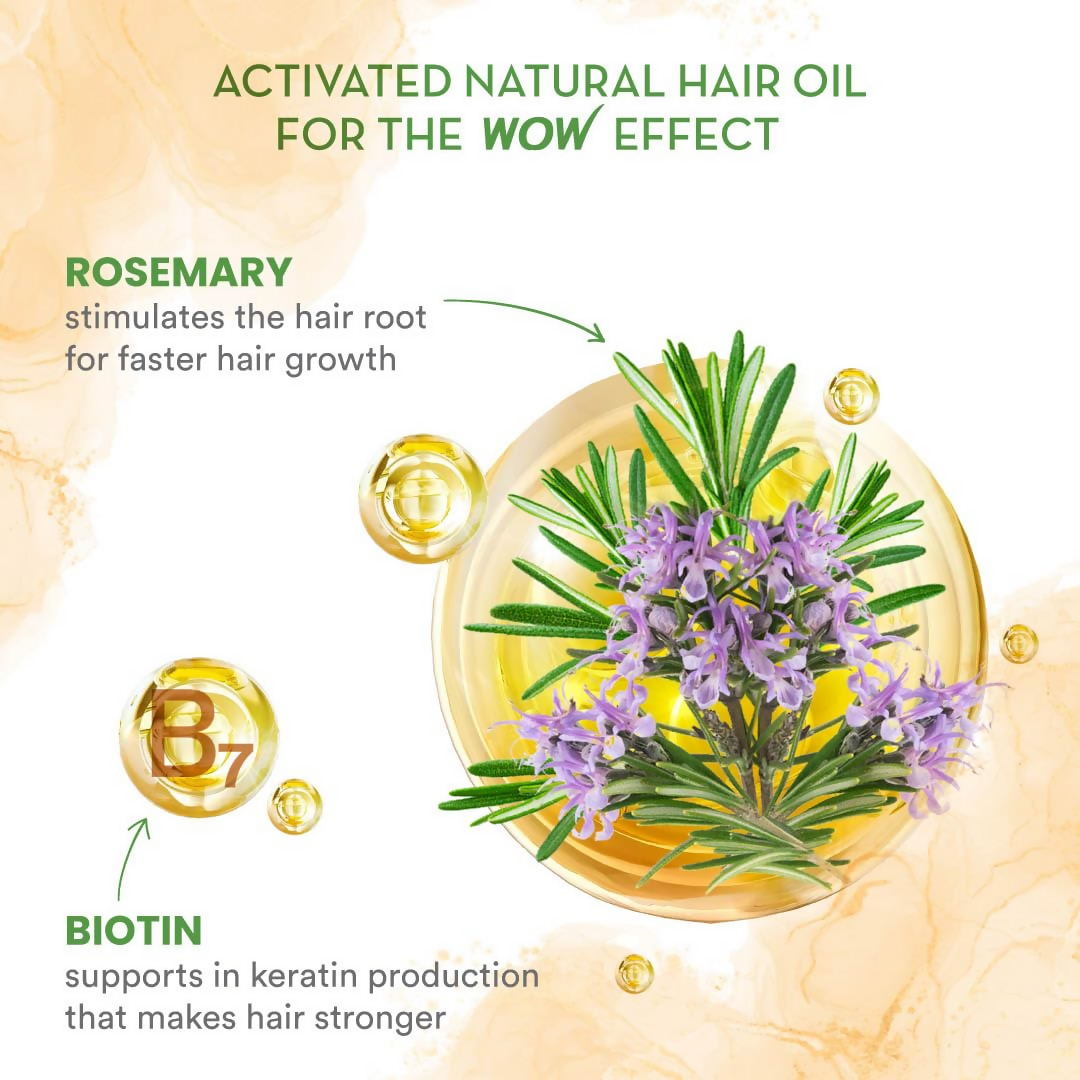 Wow Skin Science Rosemary With Biotin Hair Growth Oil