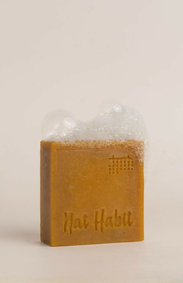 Nat Habit Cold Processed Healing Turmeric-Oats Soap