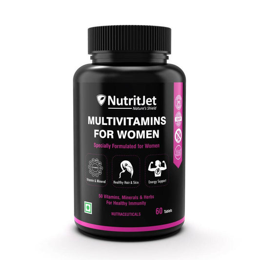 NutritJet Multivitamin Vegetarian Tablets For Women - BUDEN