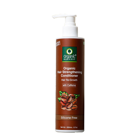 Organic Harvest Organic Hair Strengthening Conditioner Hair Re-Growth With Caffeine