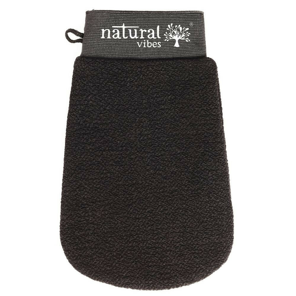 Natural Vibes Exfoliating & Scrubbing Glove for Smooth Skin & Cellulite Reduction - BUDEN