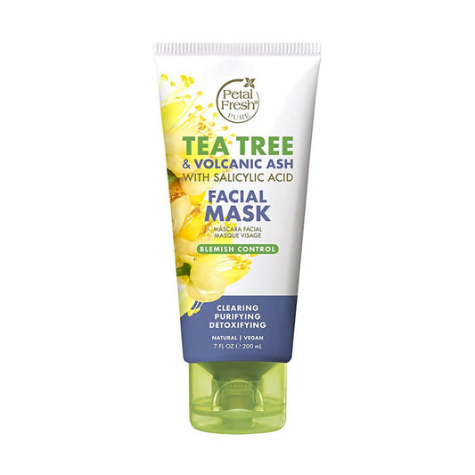 Petal Fresh Pure Tea Tree & Volcanic Ash Facial Mask - BUDNEN