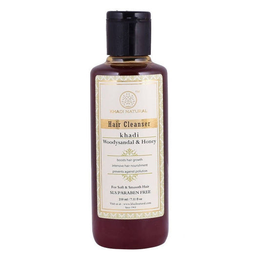 Khadi Natural Woodysandal & Honey Hair Cleanser