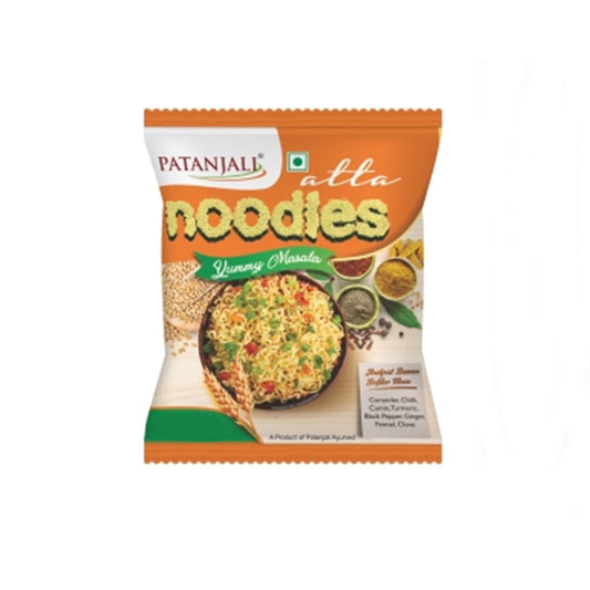Patanjali Atta Noodles Yummy Masala (Pack of 10)