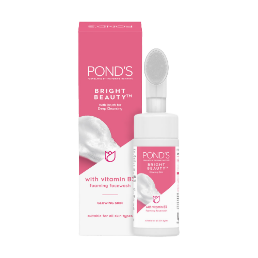 Ponds Bright Beauty With Vitamin B3 Foaming Facewash - BUDNEN