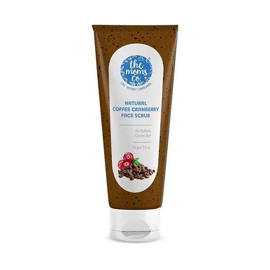 The Moms Co Natural Cranberry Coffee Face Scrub - BUDEN