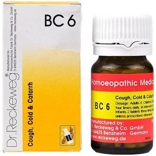 Dr. Reckeweg Biochemic Combination 6 (BC 6) Tablet - BUDNE