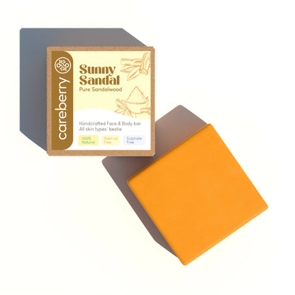 Careberry Sunny Sandal Brightening Handcrafted Face & Body Bar