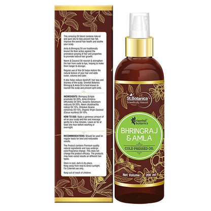 Oriental Botanics Bhringraj & Amla Hair Oil (Cold Pressed)