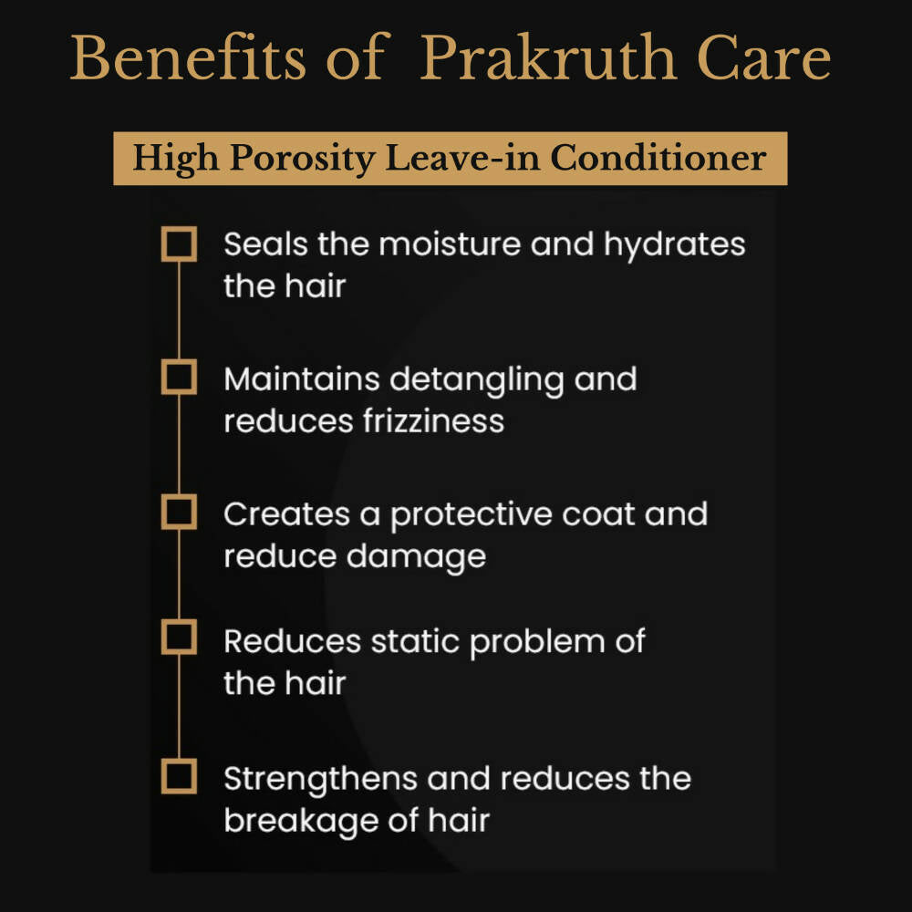 Prakruth Care Premium Herbal High Porosity Leave-in Conditioner