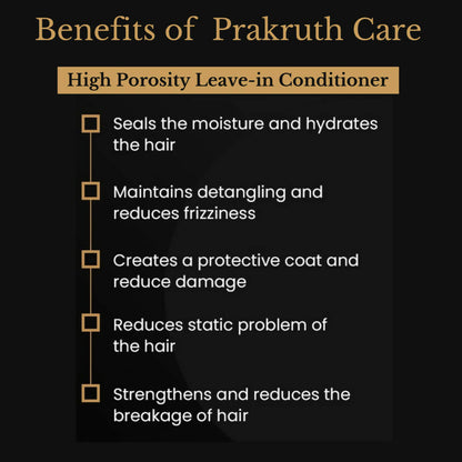 Prakruth Care Premium Herbal High Porosity Leave-in Conditioner