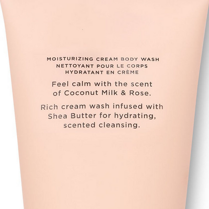 Victoria's Secret Coconut Milk Rose Natural Beauty Moisturizing Cream Body Wash