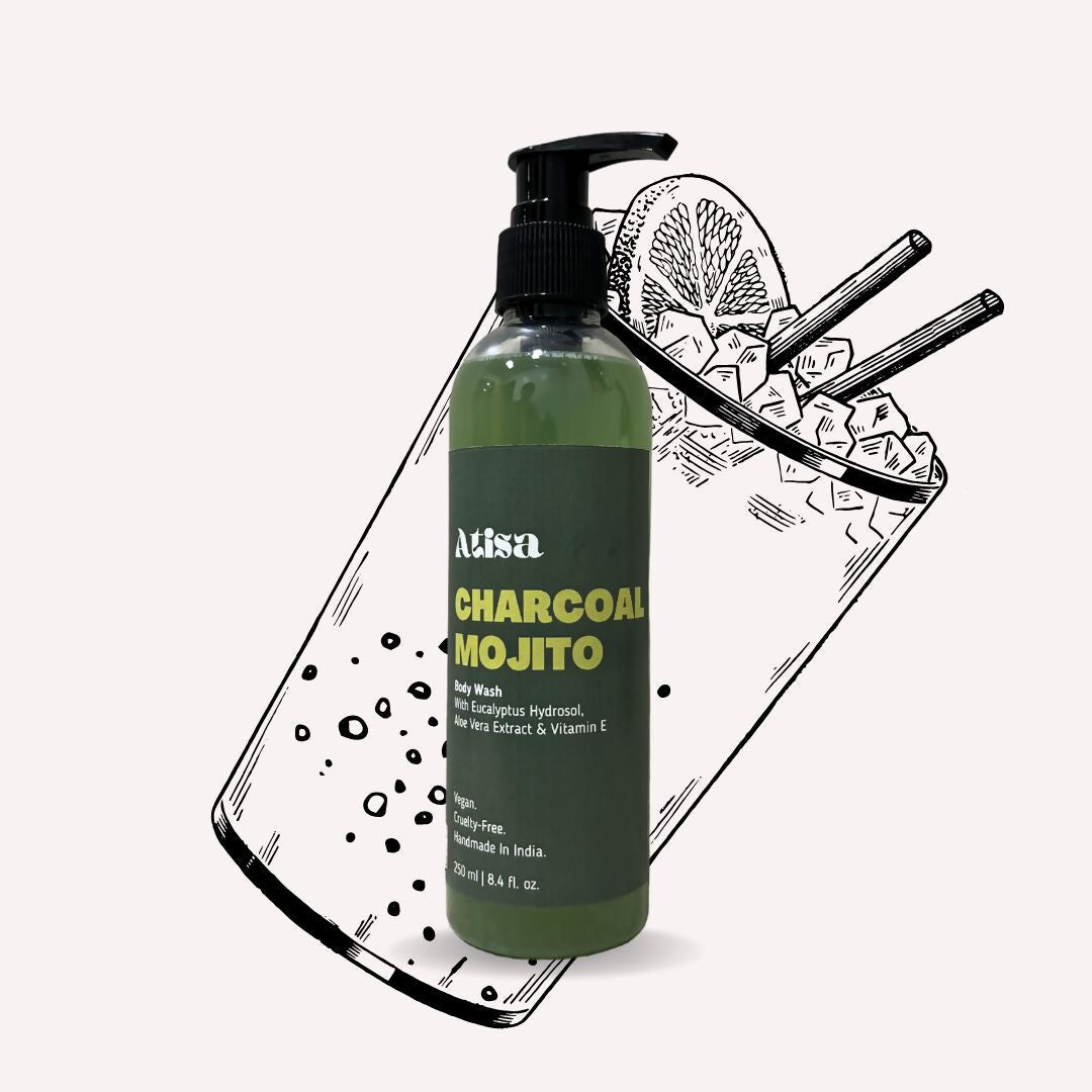 Atisa Charcoal Mojito Body Wash