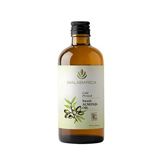 Malabarica Cold Pressed Sweet Almond Oil - usa canada australia