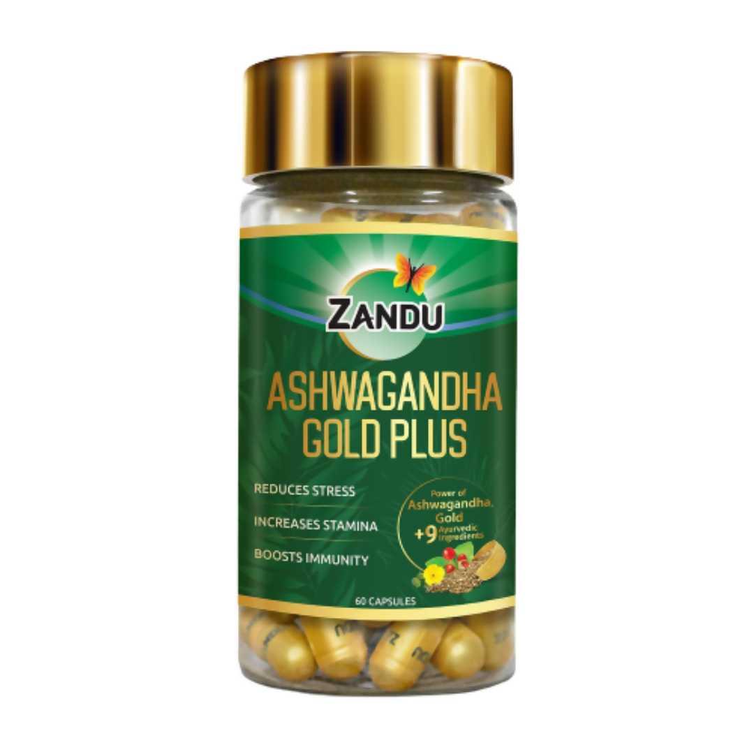 Zandu Ashwagandha Gold Plus Capsules