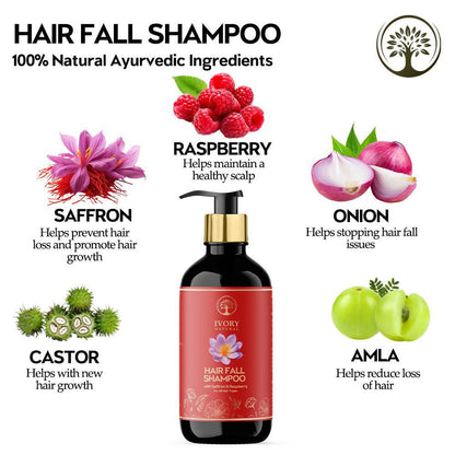 Ivory Natural Falling Hair Shampoo For Scalp And Hair Strength