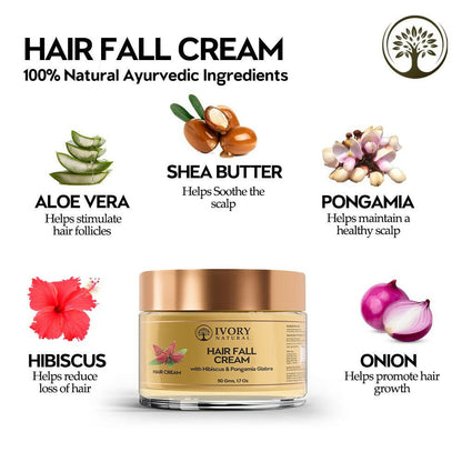 Ivory Natural Hair Fall Cream For Hair Fall & Less Hair Control