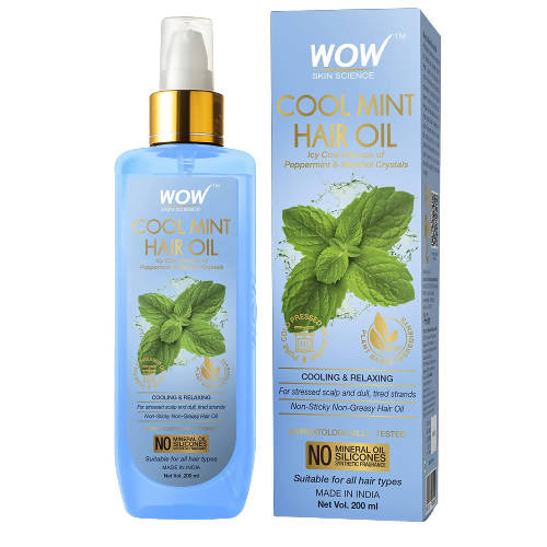 Wow Skin Science Cool Mint Hair Oil -  buy in usa 