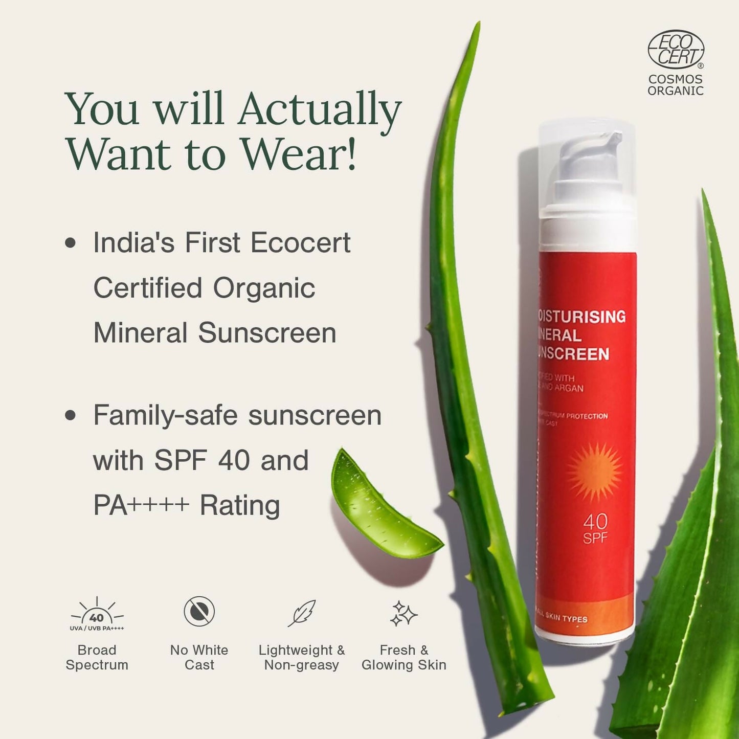 Juicy Chemistry Moisturising Mineral Sunscreen SPF 40