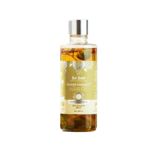 Nat Habit Neem Bhringraj Summer Hair Oil