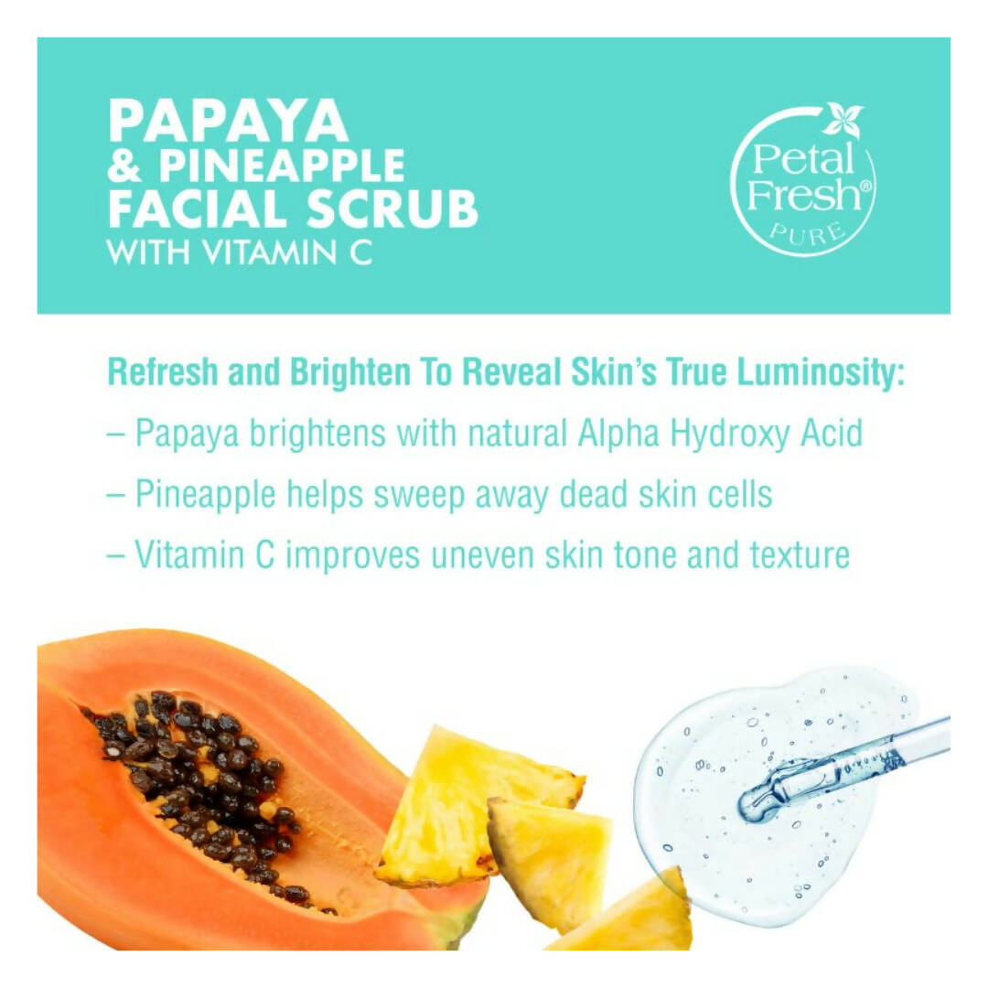 Petal Fresh Brightening Papaya & Pineapple Facial Scrub