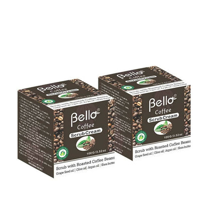 Bello Herbals Coffee Scrub Cream - BUDNEN