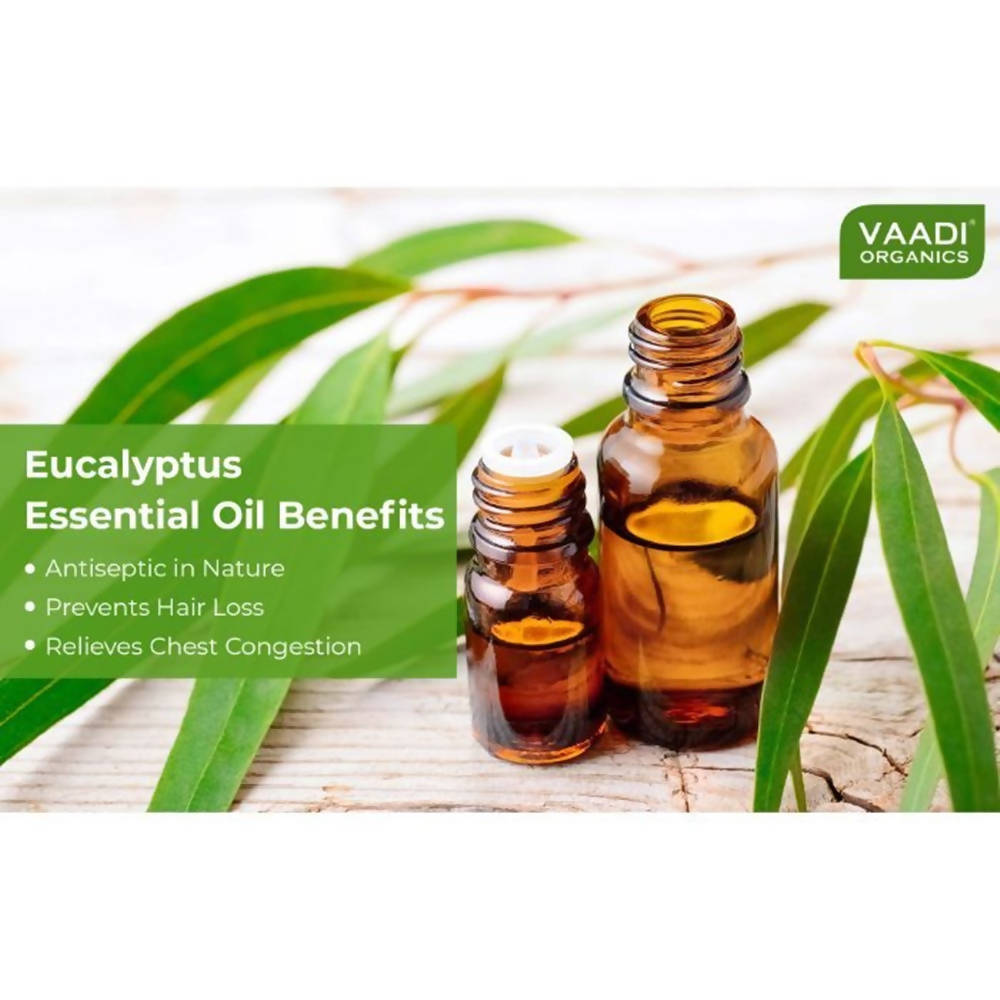 Vaadi Herbals Eucalyptus 100% Pure Essential Oil Therapeutic Grade