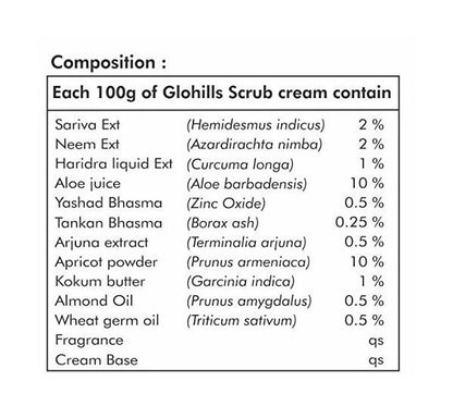 Herbal Hills Glohills Scrub Cream