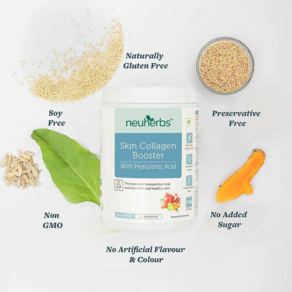 Neuherbs Skin Collagen Booster Powder-Mixed Fruit Flavor