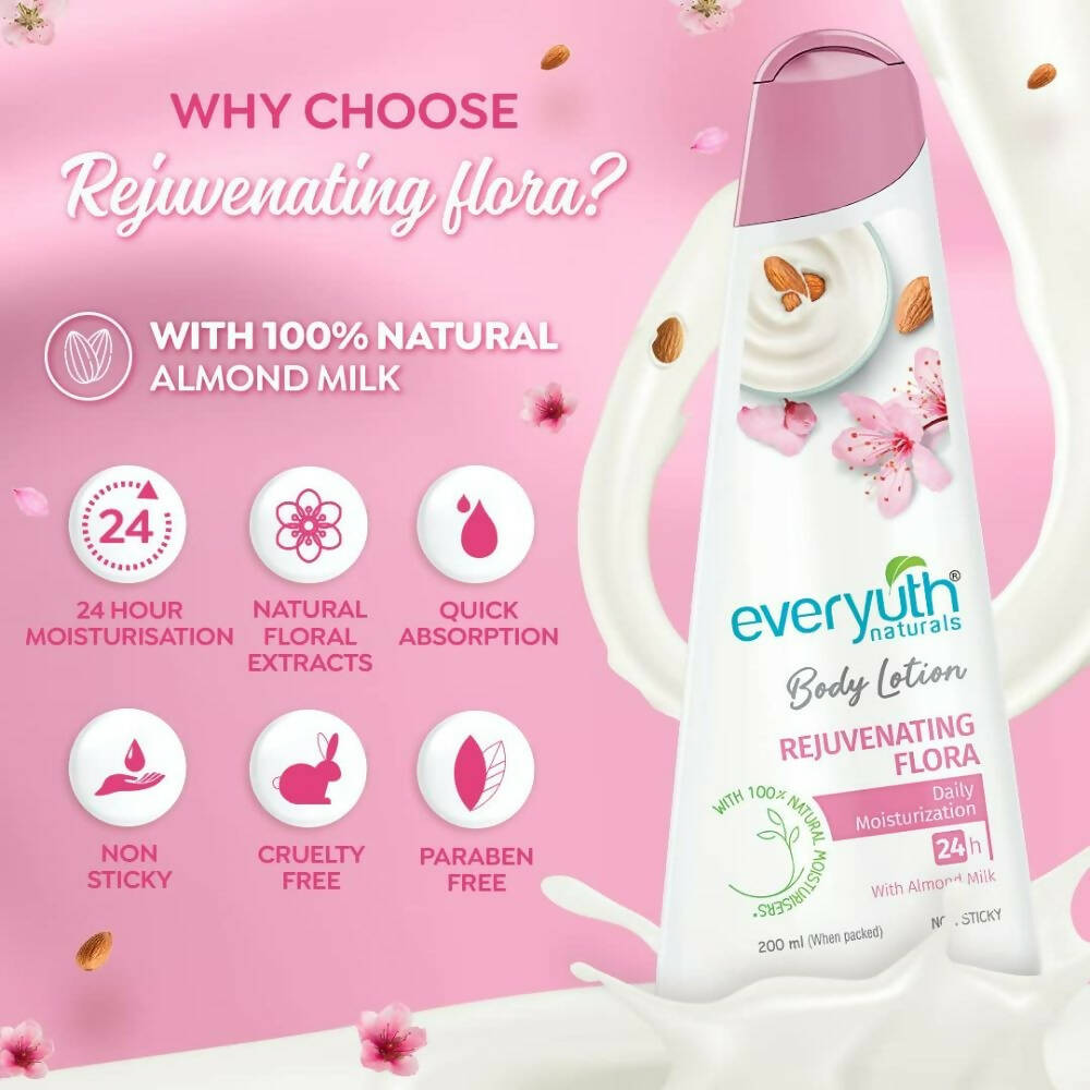 Everyuth Naturals Body Lotion Rejuvenating Flora