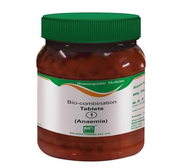 Bio India Homeopathy Bio-combination 1 Tablets